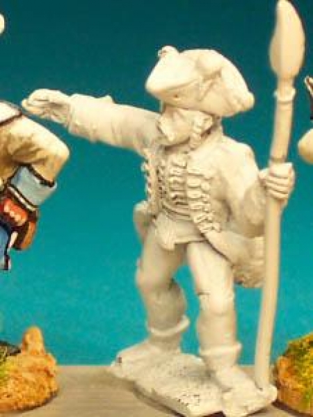 Front Rank Miniatures: SYA17 Musketeer Corporal (6 figures)