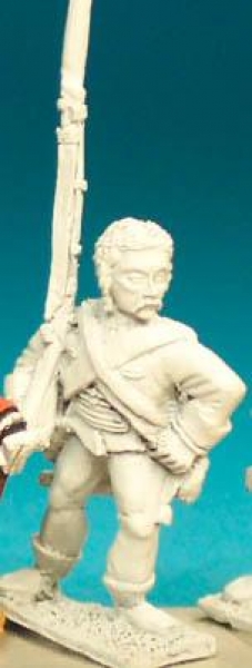 Front Rank Miniatures: SYA26 Infantryman Man, Bareheaded, Standing, Musket Upright (6 figures)