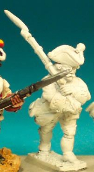 Front Rank Miniatures: SYA2 Musketeer Marching, With Shouldered Musket (6 figures)