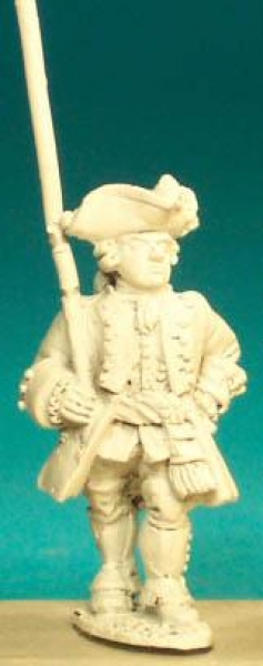 Front Rank Miniatures: SYA35 Musketeer Officer Marching With Spontoon (6 figures)
