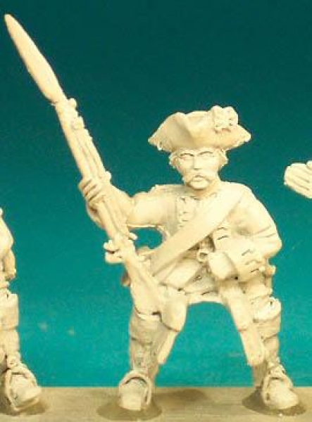 Front Rank Miniatures: SYAC6 Dragoon Trooper At Ease With Musket (6 figures)