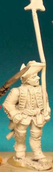 Front Rank Miniatures: SYB3 British Musketeer - Sergeant With Halberd (6 figures)