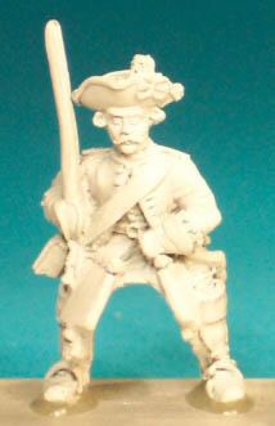 Front Rank Miniatures: SYBC6 Hanoverian Cavalryman - Line Cavalryman Trooper With Shouldered Sword (