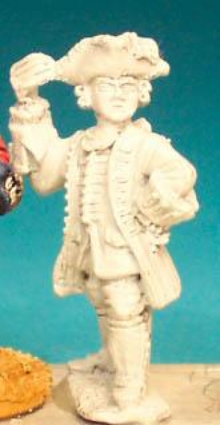 Front Rank Miniatures: SYF25 Swiss Or French Guard - Guard Officer/Standard Bearer (6 figures)