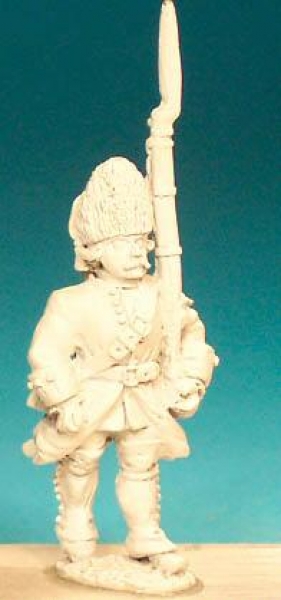 Front Rank Miniatures: SYF28 Grenadier (In Fur Hat & Turned Back Coat) - Grenadier, Marching (6 figu