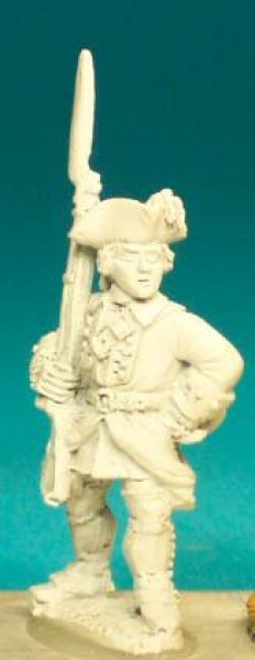 Front Rank Miniatures: SYF30 Infantryman (Turned Back Coat & Lapels) - Fusilier, Standing Musket Upr