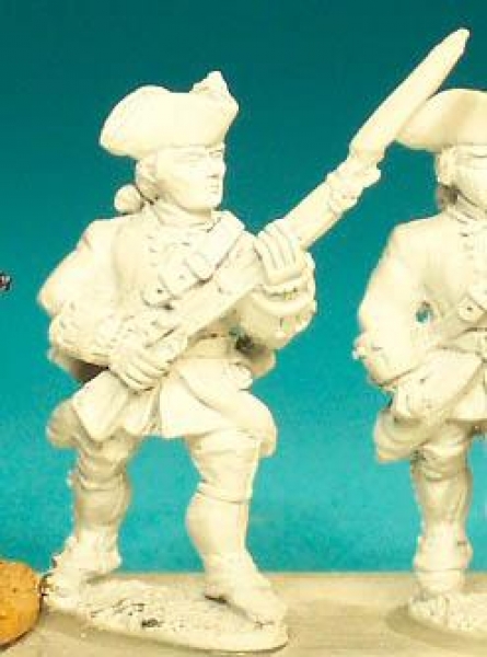Front Rank Miniatures: SYF32 Infantryman (Turned Back Coat) - Fusilier, Standing At Ready (6 figures