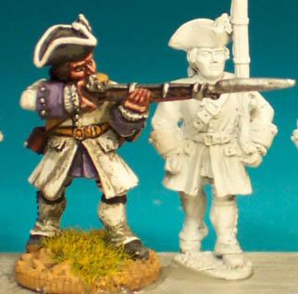 Front Rank Miniatures: SYF34 Infantryman (Unfastened Coat) - Fusilier Standing Firing (6 figures)