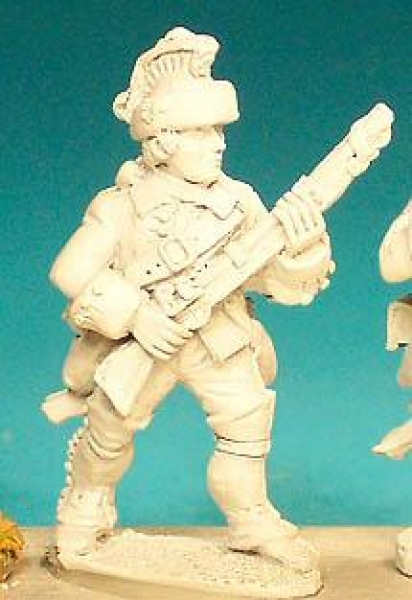 Front Rank Miniatures: SYF40 Light Infantryman In Schomberg - Infantryman Ready To Fire (6 figures)