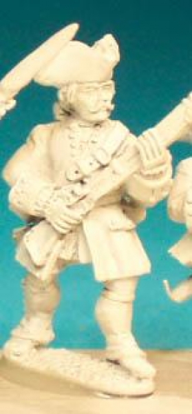 Front Rank Miniatures: SYF8 Infantryman (Unfastened Coat) - Grenadier Standing At Ready (6 figures)
