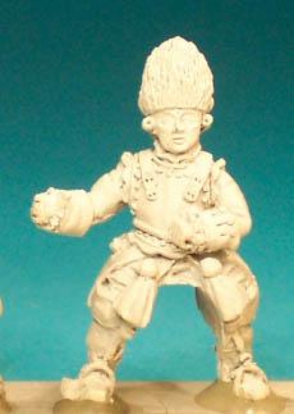 Front Rank Miniatures: SYFC16 Line Cavalryman & Dragoon Command - Standard Bearer In Fur Hat & Cuira