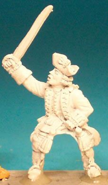 Front Rank Miniatures: SYFC9 Line Cavalryman & Dragoon Command - Officer In Tricorn (6 figures)