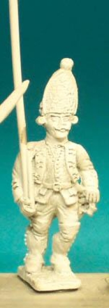 Front Rank Miniatures: SYP11 Grenadier Sergeant With Halberd (6 figures)