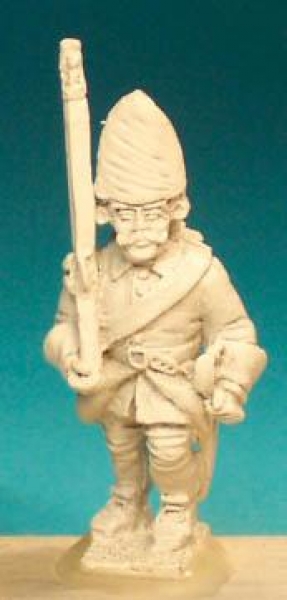 Front Rank Miniatures: SYS6 Musketeer Grenadier Marching (6 figures)