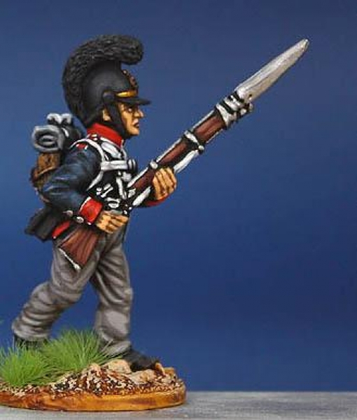 Front Rank Miniatures: WN22 Wurttemberg Line Infantryman 1811 To 1812 - Advancing High Porte (6 figu