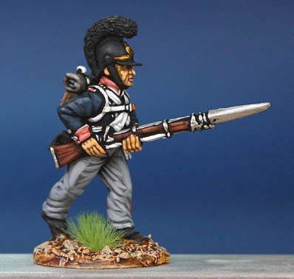 Front Rank Miniatures: WN23 Wurttemberg Line Infantryman 1811 To 1812 - Advancing Low Porte (6 figur