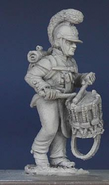 Front Rank Miniatures: WN32 Wurttemberg Line Infantryman 1811 To 1812 - Drummer Advancing (6 figures