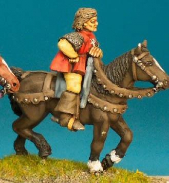 Front Rank Miniatures: WRC28 Lighter Armoured Mounted Figure - Page In Tabard Bareheaded (6 figures)