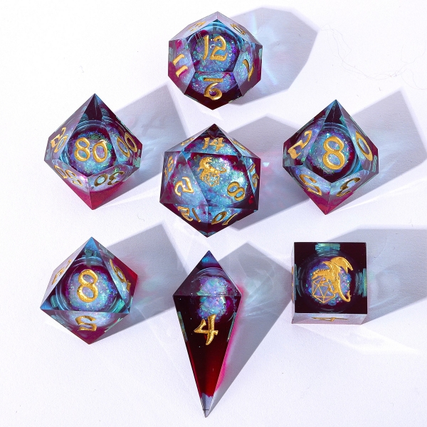Captured Magic Liquid Core Hand Sanded Sharp Edge Resin - Elemental Mana