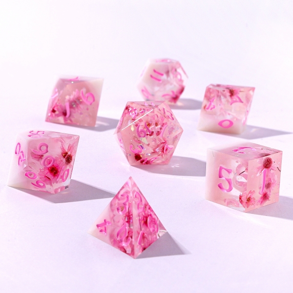 Captured Magic Hand Sanded Sharp Edge Resin - Sakura Cherry Blossom