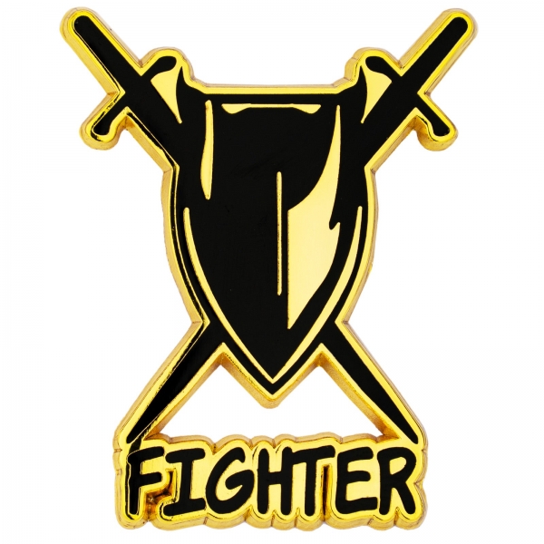 Quest's Reward Fine Art Pin - Fighter