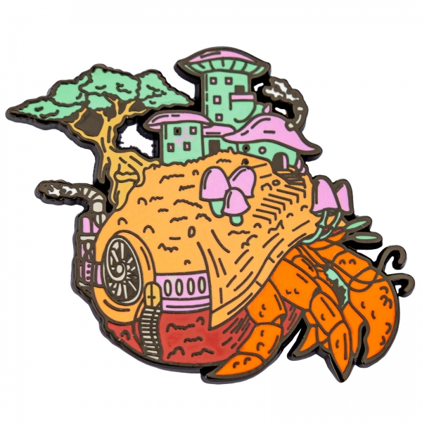 Quest's Reward Fine Art Pin - Hermit Crab