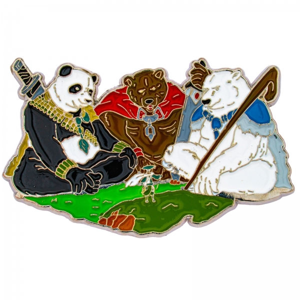 Quest's Reward Fine Art Pin - Werebears