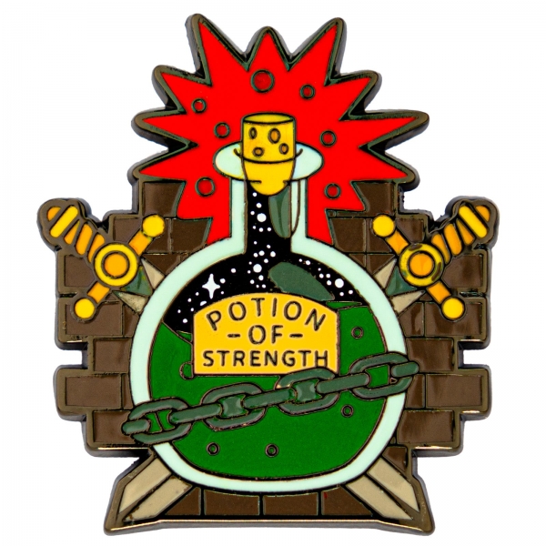 Quest's Reward Fine Art Pin - Potion of Strength
