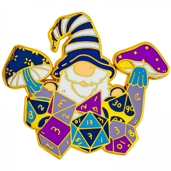 Quest's Reward Fine Art Pin - Gnome With Dice