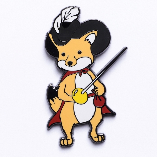 Quest's Reward Fine Art Pin - Sylva Stormtail Fox Ranger