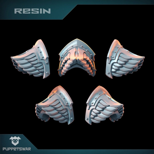 Puppetswar: (Accessory) Angel Shoulder Pads (5)