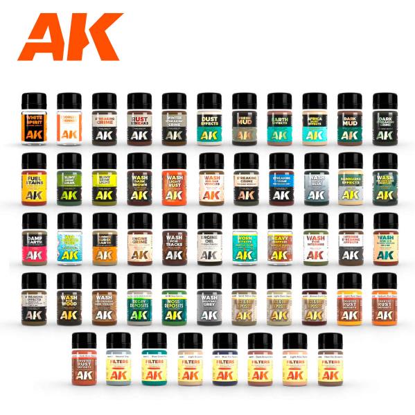 AK-Interactive: THE BEST 52 EFFECTS FOR WEATHERING