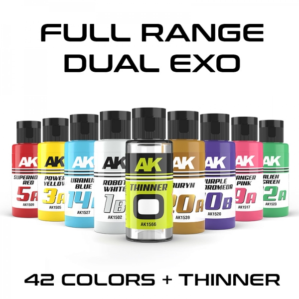 AK-Interactive: FULL RANGE DUAL EXO – 43 references