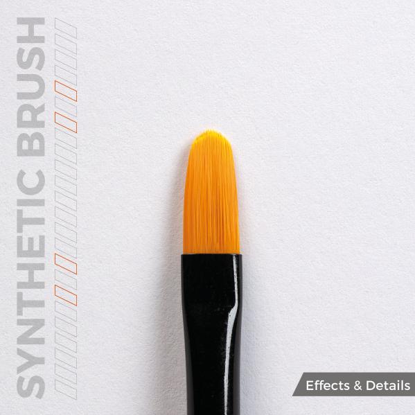 AK Interactive:  AK SYNTHETIC BRUSH – FILBERT 6