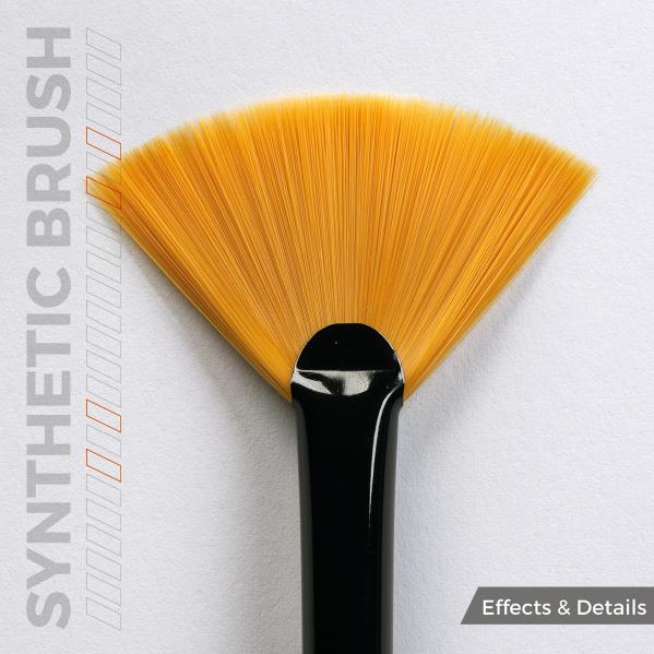AK Interactive: AK SYNTHETIC BRUSH – FAN SHAPE