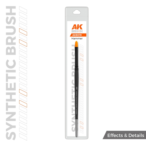 AK Interactive: AK SYNTHETIC BRUSH – HAMMER