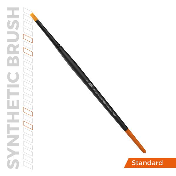 AK Interactive: AK SYNTHETIC BRUSH – FLAT 2