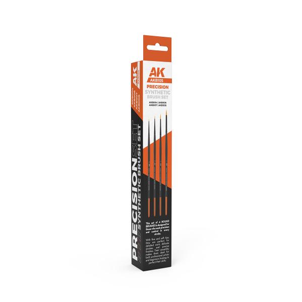 AK Interactive: PRECISION BRUSHES SET