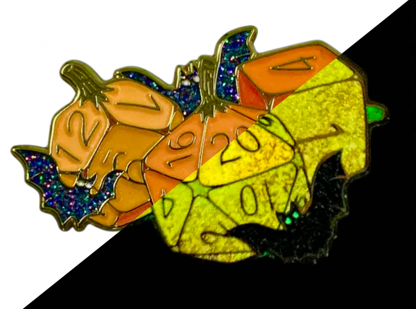 Spooky Harvest - Collectible Enamel Pin that Glows in the Dark!