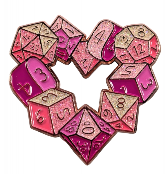 Heart of Dice - Collectible Enamel Pin