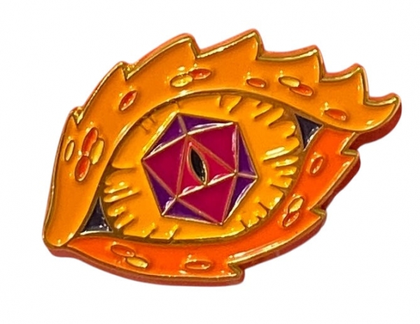Eye of Winged Fire - Collectible Enamel Pin