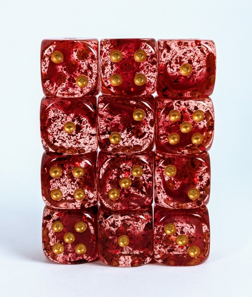 Diffusion Alchemists Stone - Set of 12d6 pips 18mm