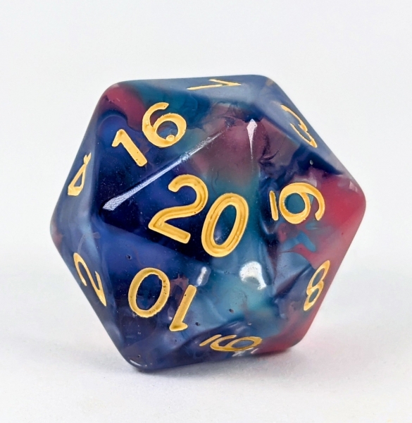 Diffusion Coral Reef- 30mm XL d20 w/ symbol