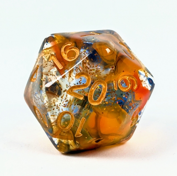 Diffusion Cosmic Cliffs - 30mm XL d20 w/ symbol