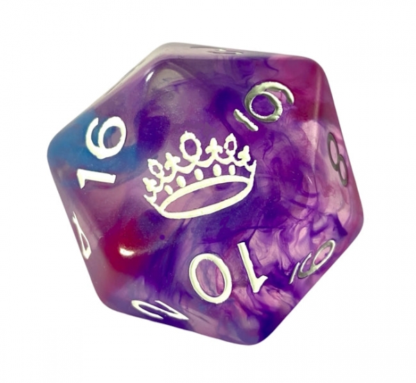 Diffusion Duchess Decree- 30mm XL d20 w/ symbol