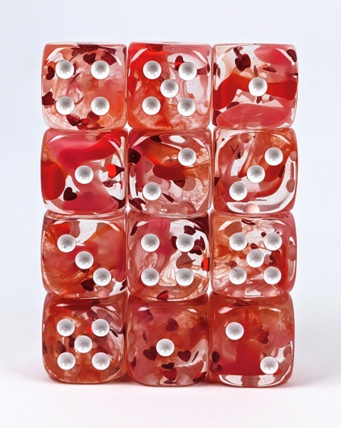 Diffusion Lovestruck - Set of 12d6 pips 18mm