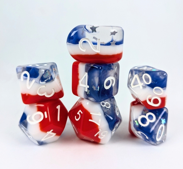 Diffusion Stars & Stripes- Set of 7 w/ symbol