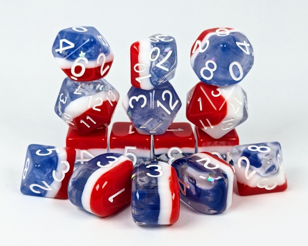 Diffusion Stars & Stripes- Set of 15