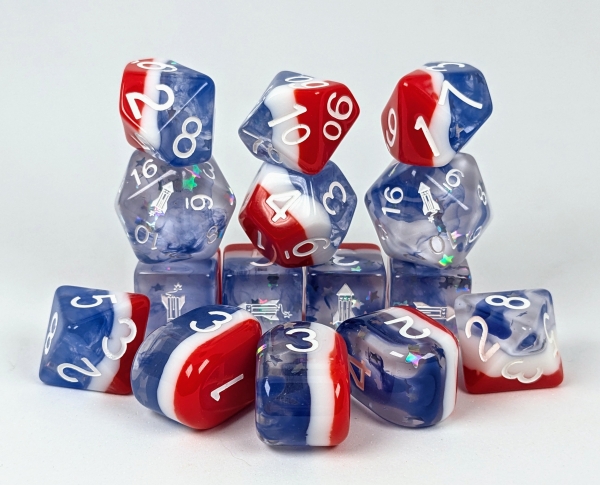 Diffusion Stars & Stripes- Set of 15 w/ Symbol