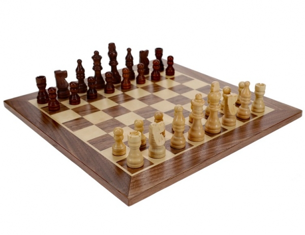 Wood Expressions: Classic Staunton Wood Chess Set (12 in. Board, 2.75 in. King)